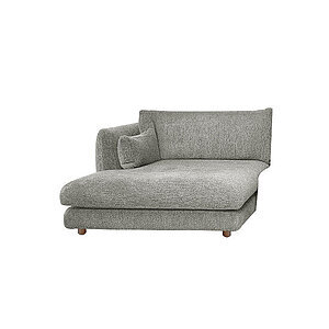 Cane-Line - Bloom chaiselong højre modul m/teakben Prisgruppe 4 Light grey, Essence