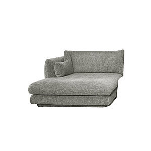 Cane-Line - Bloom chaiselong højre modul m/plint Prisgruppe 4 Grey, Essence