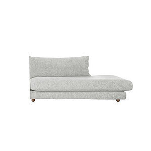 Cane-Line - Bloom open end venstre modul m/teakben Prisgruppe 3 Light grey, Ambience