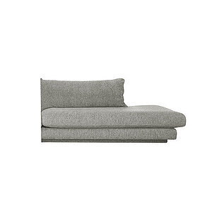 Cane-Line - Bloom open end venstre modul m/plint Prisgruppe 4 Light grey, Essence