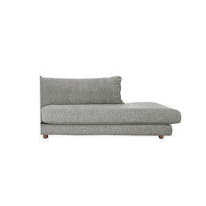 Cane-Line - Bloom open end venstre modul m/teakben Prisgruppe 4 Light grey, Essence