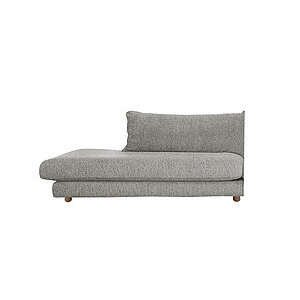 Cane-Line - Bloom open end højre modul m/teakben Prisgruppe 4 Light grey, Essence