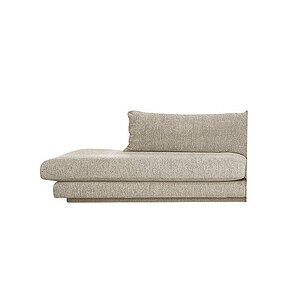 Cane-Line - Bloom open end højre modul m/plint Prisgruppe 2 Sand, Lola