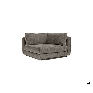 Cane-Line - Bloom hjørnemodul m/plint Prisgruppe 4 Light brown, Essence