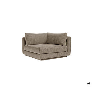 Cane-Line - Bloom hjørnemodul m/plint Prisgruppe 2 Light brown, Lola