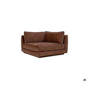 Cane-Line - Bloom hjørnemodul m/plint Prisgruppe 4 Desert red, Emmi