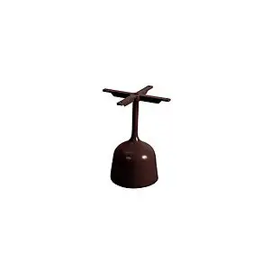 Cane-Line - Glaze sofabordunderstel lille Semi glossy Burgundy, aluminium