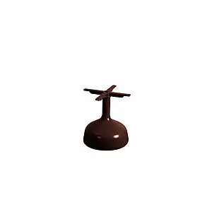 Cane-Line - Glaze sofabordunderstel stor Semi glossy Burgundy, aluminium