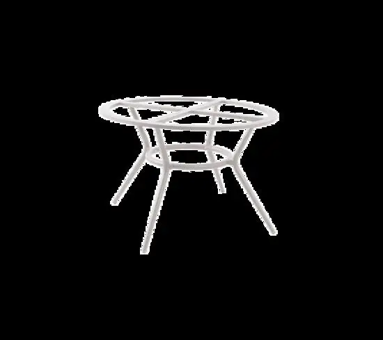 Cane-Line - Joy spisebordunderstel rund  Sand, aluminium