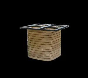 Cane-Line - Mellow spisebordunderstel kvadratisk t/bordplade 144x144 cm Teak