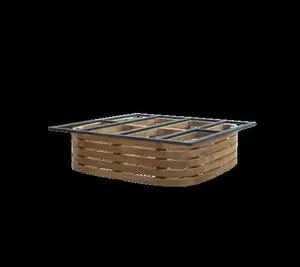 Cane-Line - Mellow sofabordunderstel kvadratisk t/bordplade 144x144 cm Teak