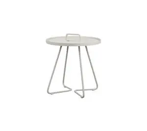 Cane-Line - On-the-move sidebord lille  Sand, aluminium