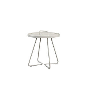 Cane-Line - On-the-move sidebord lille  Sand, aluminium