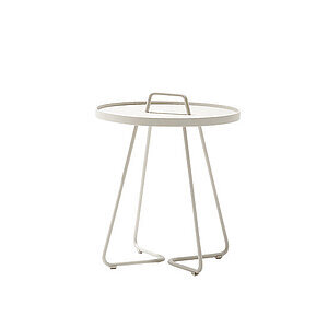 Cane-Line - On-the-move sidebord stor  Sand, aluminium