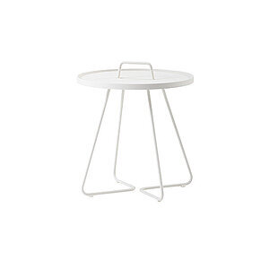 Cane Line - "On the move" Sidebord (Stor) - Hvid/Cream