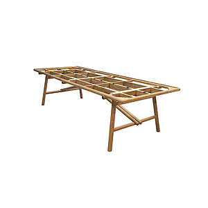 Cane-Line - Sticks spisebordunderstel, 280x100 cm  Teak