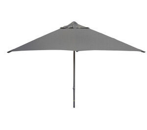 Cane-Line - Major parasol m/slide system, 3x3 m Anthracite dug Light grey, aluminium
