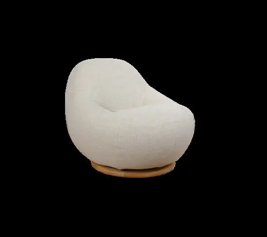 Cane-Line - Gem loungestol m/teak swivel  Desert sand, Cane-line Rise