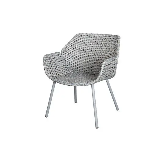 Cane-Line - Vibe loungestol  Light grey/Grey/Taupe, Cane-line Weave