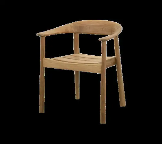 Cane-Line - Majestic stol m/armlæn  Teak