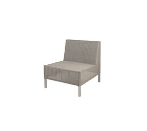 Cane-Line - Connect Dining lounge enkeltmodul  Taupe, Cane-line Weave