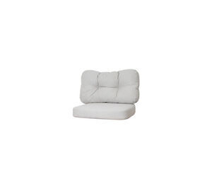 Cane-Line - Ocean large loungestol hyndesæt - White grey, Cane-line Link