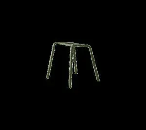 Cane-Line - Choice stol stel m/4 ben OUTDOOR  Dark green, aluminium