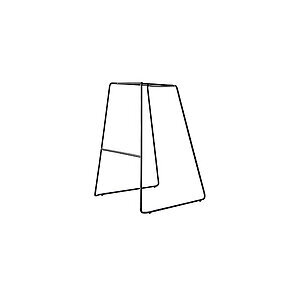 Cane-Line - Choice barstol stel m/meder OUTDOOR  Black, aluminium