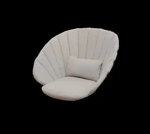 Cane-Line - Peacock loungestol hyndesæt 3 hynder pr. hyndesæt Desert sand, Cane-line Rise