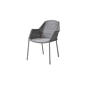 Cane-Line - Breeze stol, stabelbar  Light grey, Cane-line Weave