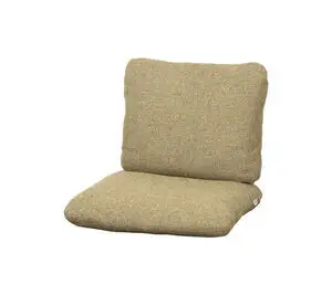 Cane-Line - Sticks stol hyndesæt Inkl. ryg & armlæn stofstykke Turmeric yellow, Cane-line Rise