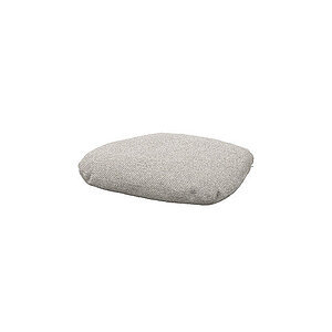 Kvadratisk hynde med tekstureret stof, tyk og komfortabel til loungestol.