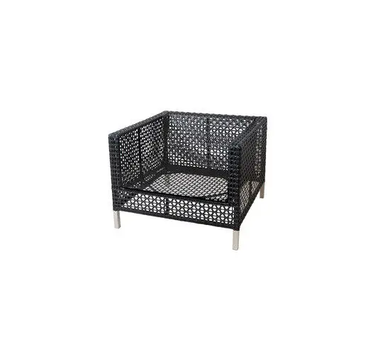 Cane-Line - Connect loungestol  Black/Graphite Cane-line Weave