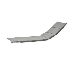 Taupe solvogn hynde med solid, ikke-foldbar struktur og polstret design for komfort.