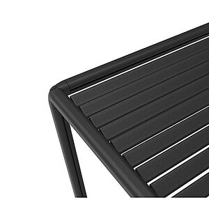 Cane-Line - Laze cabana tag/side  Lava grey, aluminium