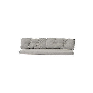 Cane-Line - Ocean large 3-pers. sofa hyndesæt - Light brown - Wove