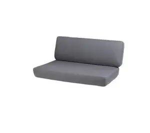 Cane-Line - Savannah 2-pers. sofa højre modul hyndesæt  Grey, Cane-line Natté