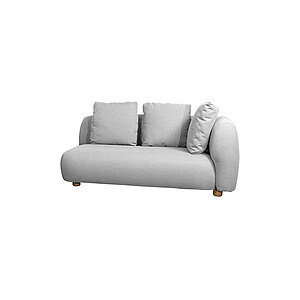 Cane-Line - Capture 2-pers. sofa venstre modul Inkl AirTouch ryghynder 3 stk - Light grey