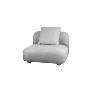 Cane-Line - Capture enkeltmodul Inkl. light grey Cane-line AirTouch ryghynde Light grey, Cane-line AirTouch