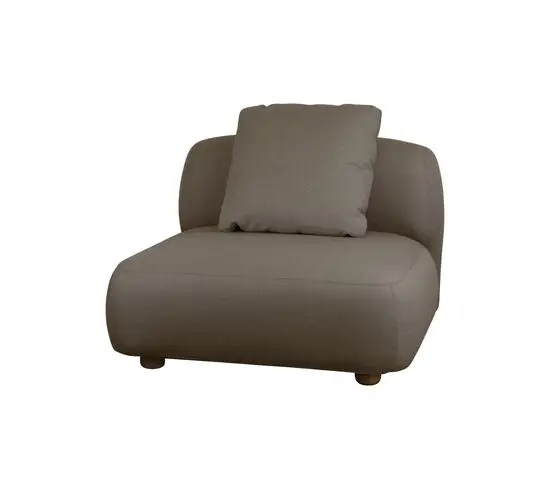 Cane-Line - Capture enkeltmodul Inkl. AirTouch ryghynde - Taupe