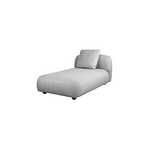 Cane-Line - Capture chaiselong modulsofa Inkl. light grey Cane-line AirTouch ryghynde Light grey, Cane-line AirTouch