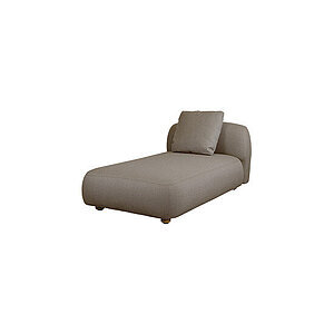 Cane-Line - Capture chaiselong modulsofa Inkl. AirTouch ryghynde - Taupe