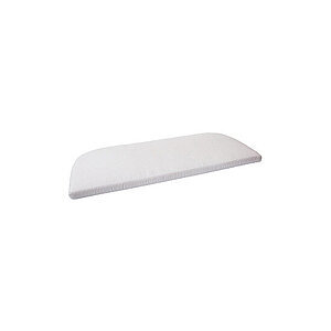 Rektangulær sofahynder med afrundede hjørner til to personer.