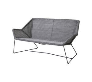 Cane-Line - Breeze 2-pers. sofa  Light grey, Cane-line Weave