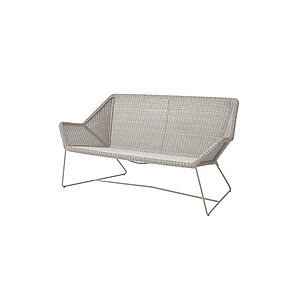 Cane-Line - Breeze 2-pers. sofa  Sand, Cane-line Weave