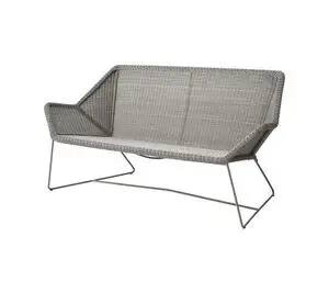 Cane-Line - Breeze 2-pers. sofa  Taupe, Cane-line Weave