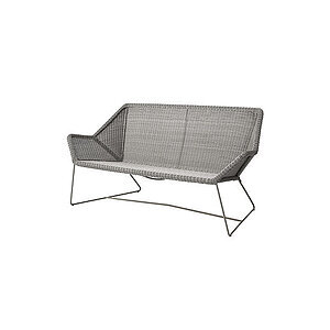 Cane-Line - Breeze 2-pers. sofa  Taupe, Cane-line Weave