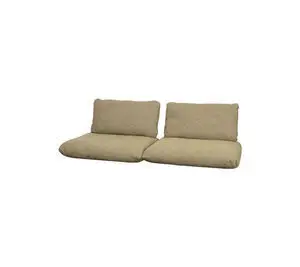 Cane-Line - Sticks 2-pers. sofa hyndesæt Inkl. ryg & armlæn stofstykke Turmeric yellow, Cane-line Rise