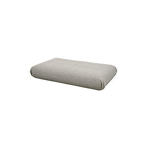 Rektangulær hynde med afrundede hjørner i en lys farve. Velegnet til Cane-Line sofa.