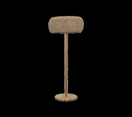Cane-Line - Illusion Glow standerlampe m/natural Cane-line Weave Teak